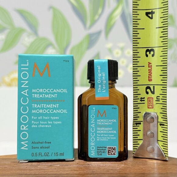 Moroccanoil Treatment for All Hair Types 15ml 0.5 fl oz Travel Mini New in Box - Picture 1 of 2